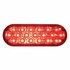 61663 by UNITED PACIFIC - Light Bar - Rear, Flange Mount, Reflector/Stop/Turn/Tail Light, Red LED and Lens, Chrome/Steel Housing, with Chrome Bezels and Visors, 19 LED Per Light