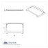 42068 by UNITED PACIFIC - Gauge Panel - Gauge Cluster Cover, Center, with Visor, for Freightliner