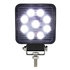 36672 by UNITED PACIFIC - Work Light - 9 High Power LED, Square, Flood Light