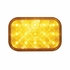 38746BAK by UNITED PACIFIC - Turn Signal Light - 15 LED Rectangular, Amber LED/Amber Lens