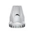 10064CB by UNITED PACIFIC - Wheel Lug Nut Cover Set - 33mm x 2 3/4", Chrome, Plastic, Original, Thread-On