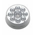 39742 by UNITED PACIFIC - Clearance/Marker Light - Red LED/Clear Lens, 2.5", with Pure Reflector, 9 LED