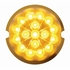 39447 by UNITED PACIFIC - Truck Cab Light - 17 LED Watermelon Clear Reflector, Amber LED/Amber Lens