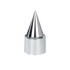 10778CB by UNITED PACIFIC - Wheel Lug Nut Cover Set - 60-Pack, 33mm x 4-1/4" Chrome, Plastic, Stiletto, Thread-On