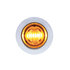 36838 by UNITED PACIFIC - Double Fury Mini Clearance/Marker Light - Amber and Red LED/Clear Lens, 3 LED