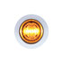 36840 by UNITED PACIFIC - Double Fury Mini Clearance/Marker Light - Amber and Blue LED/Clear Lens, 3 LED