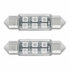 36593 by UNITED PACIFIC - Multi-Purpose Light Bulb - 6 SMD High Power Micro SMD LED 6418/6461 36mm Light Bulb, Red