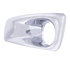 41527 by UNITED PACIFIC - Fog Light Cover - Bumper Light Bezel, Front, LH, Chrome, with Cut-Out, for 2007+ Kenworth T660
