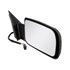 110989 by UNITED PACIFIC - Door Mirror - With Black Plastic Housing, Power, Foldable, Passenger Side, for 1988-2000 Chevy & GMC Truck