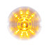 38461 by UNITED PACIFIC - Truck Cab Light - 19 LED, Beehive Grakon 1000, Amber LED/Clear Lens