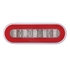 36924B by UNITED PACIFIC - Brake/Tail/Turn Signal Light - 22 LED 6" Oval "Glo" Halo, Red LED/Red Lens