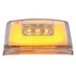 36967 by UNITED PACIFIC - Truck Cab Light - 24 LED, GloLight Square, Amber LED/Clear Lens