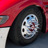 10566B by UNITED PACIFIC - Wheel Lug Nut Cover - Chrome, Super Spike