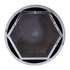 10770 by UNITED PACIFIC - Wheel Lug Nut Cover Set - Chrome, Spike