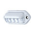 39930B by UNITED PACIFIC - License Plate Light - Bulk, Chrome, 4 White LED, 12VDC, with 2-Wires