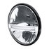 31200 by UNITED PACIFIC - Headlight - High Power, LED, RH/LH, 7" Round, Chrome Housing, High/Low Beam, with LED Position Light Bar