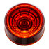 36580 by UNITED PACIFIC - Clearance/Marker Light - 4 LED, 2-1/2" Round, Abyss Lens Design, with Plastic Housing, Red LED/Red Lens