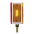 39681 by UNITED PACIFIC - Turn Signal Light - Double Face, RH, 39 LED Reflector, Amber & Red LED/Lens, 1-Stud Mount