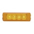39463 by UNITED PACIFIC - Clearance/Marker Light, Amber LED/Amber Lens, Rectangle Design, with Reflector, 4 LED