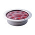 38061 by UNITED PACIFIC - Brake/Tail/Turn Signal Light - 12 LED 4" Deep Dish, Red LED/Red Lens