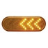 38143B by UNITED PACIFIC - Turn Signal Light - Bulk, 35 LED, 6" Oval Sequential, Amber LED/Lens