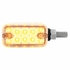 36426 by UNITED PACIFIC - Auxiliary Light - 10 Amber & Red LED Dual Function Straight-Mount Reflector Double Face Light without Bezel, Clear Lens