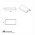 42355 by UNITED PACIFIC - Door Mirror Cover - LH, for Freightliner Cascadia