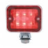 39197 by UNITED PACIFIC - Auxiliary Light - 6 LED, Large, with Chrome Housing, Red LED/Lens