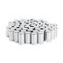 10013CB by UNITED PACIFIC - Wheel Lug Nut Cover Set - Box of 60, 33mm x 3-1/2" Chrome, Plastic, Cylinder, Thread-On