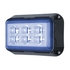 37163B by UNITED PACIFIC - Multi-Purpose Warning Light - 6 High Power LED Rectangular Warning Light, Blue LED