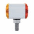 36414 by UNITED PACIFIC - Auxiliary Light - 10 LED, Dual Function, T- Mount Reflector Double Face, without Bezel, Amber & Red LED, & Lens