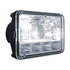 31365 by UNITED PACIFIC - Crystal Lens, 5 High Power LED Headlight - RH/LH, 4 x 6", Rectangle, Chrome Housing, High/Low Beam
