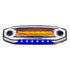 39300 by UNITED PACIFIC - Clearance/Marker Light - Amber and Blue LED/Clear Lens, 6 LED