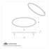 10945 by UNITED PACIFIC - Emblem - Chrome, Oval, USA Flag
