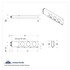 63767 by UNITED PACIFIC - LED Spring Loaded Mud Flap Hanger Clear