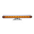 33015 by UNITED PACIFIC - Dual Function Light Bar - Turn Signal Light, Amber LED and Lens, Chrome/Steel Housing, with 180-Degree Swivel Base, 10 LED