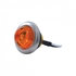 37142 by UNITED PACIFIC - Clearance/Marker Light - with Bezel, 2 LED, Mini, Amber LED/Amber Lens