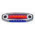 39304 by UNITED PACIFIC - Clearance/Marker Light - Red and Blue LED/Clear Lens, 6 LED