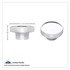 23030-1P by UNITED PACIFIC - Dash Knob - Chrome