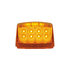 39527 by UNITED PACIFIC - Truck Cab Light - 17 LED, Reflector Square, Amber LED/Lens