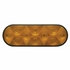 38775 by UNITED PACIFIC - Turn Signal Light - 10 LED, 6" Oval, Amber LED/Lens, Grommet Mount