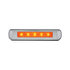 110204 by UNITED PACIFIC - License Plate Light - Chrome, with White LED Back Up Light, White LED/Clears Lens