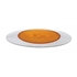 36988 by UNITED PACIFIC - Clearance/Marker Light - M1 Millenium "Glo" Light, Amber LED/Amber Lens, with Chrome Bezel, 13 LED