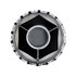 10064CB by UNITED PACIFIC - Wheel Lug Nut Cover Set - 33mm x 2 3/4", Chrome, Plastic, Original, Thread-On