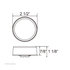39742 by UNITED PACIFIC - Clearance/Marker Light - Red LED/Clear Lens, 2.5", with Pure Reflector, 9 LED