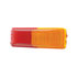 31050 by UNITED PACIFIC - Clearance/Marker Light - Incandescent, Amber and Red/Polycarbonate Lens, with Rectangle Design, Fender Mount