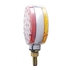 38123 by UNITED PACIFIC - Double Face Turn Signal Light - 42 LED, Amber & Red LED/Clear Lens