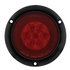 36957 by UNITED PACIFIC - Brake/Tail/Turn Signal Light - Red, LED 4", Round, "Glo" Light, Flanged