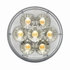36532 by UNITED PACIFIC - Turn Signal Light - 14 LED 4" Double Fury Dual Color, Amber & White LED/Clear Lens