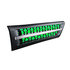 42868 by UNITED PACIFIC - Hood Scoop - Green, LED, Plastic, for 2018-2022 Freightliner Cascadia